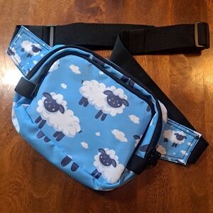 Cross Body Bag - Sheep Print